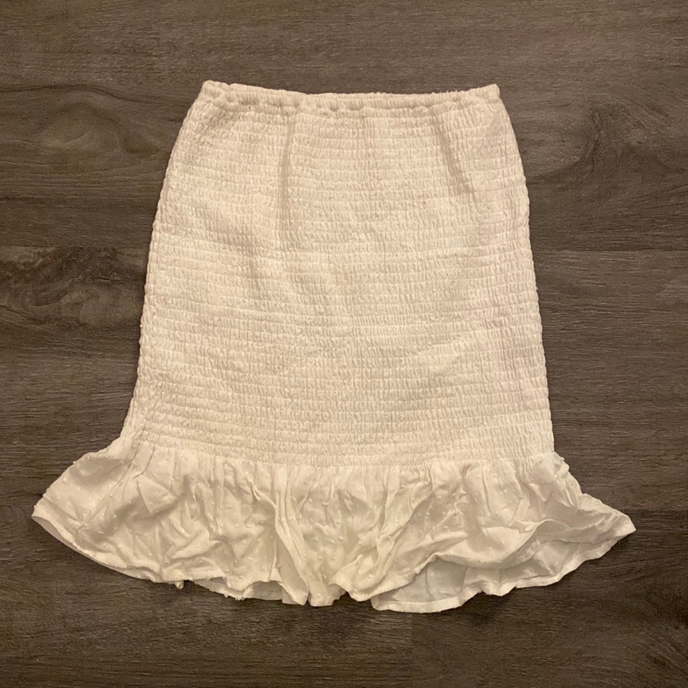 Hollister, White pencil skirt